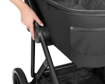 Комбинирана количка 3в1 с кош за новородено Chiara Black