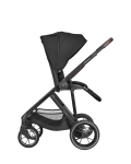 Комбинирана количка 3в1 с кош за новородено Chiara Black