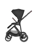 Комбинирана количка 3в1 с кош за новородено Chiara Black