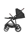 Комбинирана количка 3в1 с кош за новородено Chiara Black