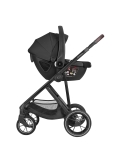 Комбинирана количка 3в1 с кош за новородено Chiara Black