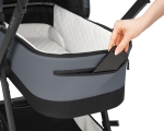 Комбинирана количка 3в1 с кош за новородено Mia Grey 2026