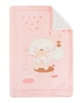 Супер меко бебешко одеяло с шерпа Polar Fisher 80/110 см розово
