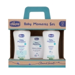 Комплект Baby Moments 3 в 1-Шампоан, Крем при подсичане, Душ гел