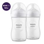 Philips AVENT SCD340/31 Комплект електрическа помпа за изцеждане на кърма Natural Motion Advanced + 4 бр. шишета Natural Response, 5 бр. контейнери VIA, залъгалка, подплънки и четка за почистване 0569.002