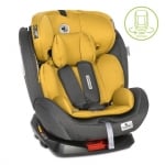 СТОЛ ЗА КОЛА LYRA ISOFIX 0-36 KG BLACK&LEMON CURRY