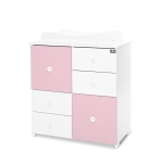 ШКАФ ЦВЯТ БЯЛО/ORCHID PINK-2BOX