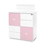 ШКАФ ЦВЯТ БЯЛО/ORCHID PINK-2BOX