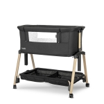 МИНИ КОШАРА LAYLA 2В1 BLACK/wooden effect С ПАДАЩА