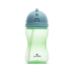 СПОРТНА БУТИЛКА СЪС СЛАМКА BLUE/GREEN