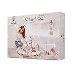 ТЕПИХ МЕРИ ПЛЮШ 95x95 WHITE&GRЕY