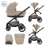 Д.КОЛИЧКА BIANCA BEIGE WARM 2 В 1 до 22кг + АДАПТО