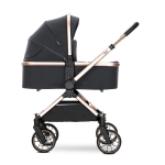 Д.КОЛИЧКА REYA 2in1 BLACK до 22 кг с реверсивна др