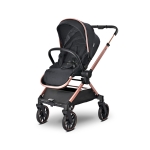 Д.КОЛИЧКА REYA 2in1 BLACK до 22 кг с реверсивна др
