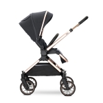 Д.КОЛИЧКА REYA 2in1 BLACK до 22 кг с реверсивна др