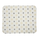 NAPPY ОДЕЯЛО БЯЛО С БЕЖОВО СЛОНЧЕ