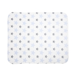 POFFY DUO БЯЛО ОДЕЯЛО С ВЪЗГЛАВНИЧКА СИНЬО МЕЧЕ