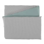 Baby Clic Обиколник за легло 60х70х60см - Waffle Grey/Mint