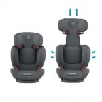Maxi-Cosi Стол за кола 15-36кг RodiFix Air Protect - Authentic Graphite