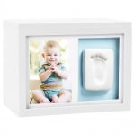 Кутия за спомени с бебешки отпечатък - бяла
