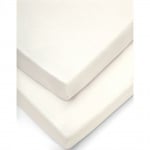 Долен чаршаф с ластик 2 бр. 70х142см Cream