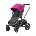 Бебешка количка Hubb - Pink on Graphite