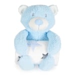 Одеяло 90/75 cm с играчка Rory Bear син