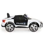 Акумулаторна кола Audi RS e-tron 717 бял полиция