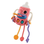 Бебешка сензорна играчка Baby bottle pink