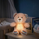 Нощна лампа и прожектор с бял шум Lulo Bear