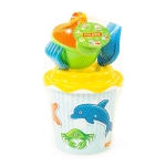 Плажен комплект жълт  (5 части) 5099