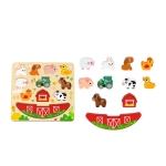 Дървен пъзел и игра за баланс Farm HP147