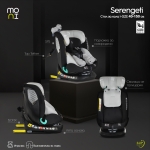 Стол за кола Serengeti 40-150см бежов