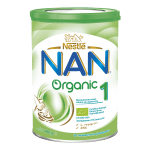 Nestlé® NAN® Organic 1, Висококачествено обогатено мляко за кърмачета, от момента на раждането,400 гр.    
