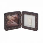 BABY ART Квадратна рамка за отпечатък и снимка My Baby Touch Dark Grey Copper (Тъмносива с декорация, паспарту в 4 цвята)  00011.001