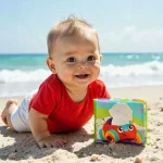Магическа книжка за баня Playgro Magic Reveal Splash Book разкрива илюстрации на животни, когато се намокри с вода 0540