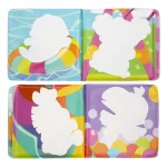 Магическа книжка за баня Playgro Magic Reveal Splash Book разкрива илюстрации на животни, когато се намокри с вода 0540