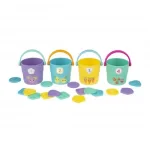 Активна играчка Кофички с жетони за броене и сортиране от серията Playgro +LEARN за деца 12-36м 0724