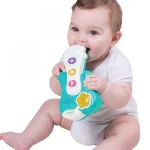 Активна играчка Китара от Playgro, с 9 мелодии и звуци, мигащи светлини, цветни и забавни бутони, за деца над 9 месеца 0729