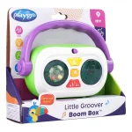 Активна играчка Радио от Playgro, с 18 мелодии и звуци, мигащи светлини, клик-клак дръжка, въртяща се дрънкалка, за деца над 9 месеца 0730