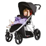 Phil & Teds Детска количка Verve Black за едно или породени деца, с черна подложка 0085.002