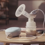 Единична електрическа помпа за изцеждане на кърма Philips AVENT Essential SCF323/11, с мек силиконов уплътнител с унифициран размер 0614.001