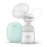 Единична електрическа помпа за изцеждане на кърма Philips AVENT Essential SCF323/11, с мек силиконов уплътнител с унифициран размер 0614.001