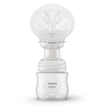 Единична електрическа помпа за изцеждане на кърма Philips AVENT Essential SCF323/11, с мек силиконов уплътнител с унифициран размер 0614.001