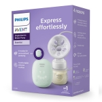 Единична електрическа помпа за изцеждане на кърма Philips AVENT Essential SCF323/11, с мек силиконов уплътнител с унифициран размер 0614.001