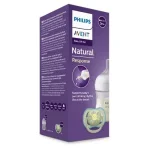 Комплект за бебе Philips AVENT SCD837/10 със шише за хранене Natural Response 125 мл с биберон без протичане Поток 2, 0м+ и залъгалка Ultra Air 0-6м 0618.001