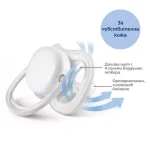 Комплект за бебе Philips AVENT SCD837/10 със шише за хранене Natural Response 125 мл с биберон без протичане Поток 2, 0м+ и залъгалка Ultra Air 0-6м 0618.001