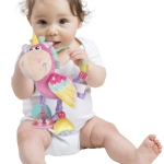 PLAYGRO Дрънкалка Кончето Хоп Троп, 3м+, Розова 0355