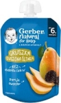 Плодов пауч с круша и сушени сливи Nestle Gerber Natural for Baby