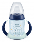 NUK First Choice шише за сок РР 150мл. със силиконов накрайник 6-18м. Glow in the Dark Арт.№ 10.215.326